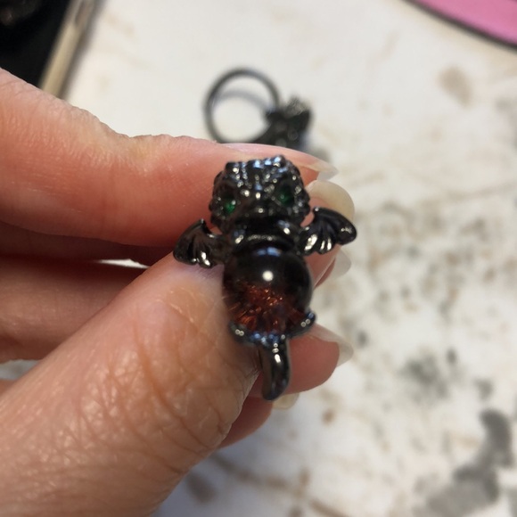dragon ring with red phantom crystal - Picture 5 of 5